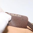 GUCCI GG Supreme Web Sherry Line Bag PVC Beige Gold 156 02 066 Auth BA802-20