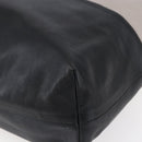 Miu Miu Tote Bag Leather Black Gray Auth BA8020-14