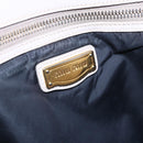 Miu Miu Tote Bag Leather Black Gray Auth BA8020-17