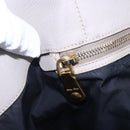 Miu Miu Tote Bag Leather Black Gray Auth BA8020-18