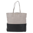 Miu Miu Tote Bag Leather Black Gray Auth BA8020-13