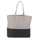 Miu Miu Tote Bag Leather Black Gray Auth BA8020-2