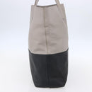 Miu Miu Tote Bag Leather Black Gray Auth BA8020-3