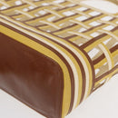 PRADA Hand Bag Leather Brown Auth BA8023-14