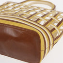 PRADA Hand Bag Leather Brown Auth BA8023-16