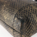 BOTTEGA VENETA INTRECCIATO Tote Bag Leather Black Gold Auth BA8028-15
