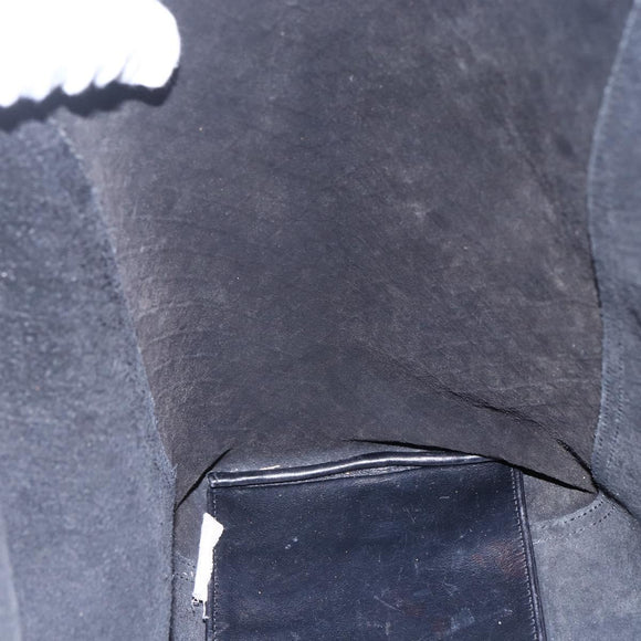 BOTTEGA VENETA INTRECCIATO Tote Bag Leather Black Gold Auth BA8028