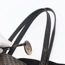 BOTTEGA VENETA INTRECCIATO Tote Bag Leather Black Gold Auth BA8028-8