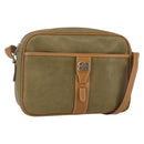 BALENCIAGA Shoulder Bag Leather Beige Silver Auth BA8029-1