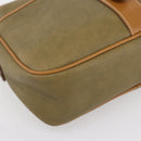 BALENCIAGA Shoulder Bag Leather Beige Silver Auth BA8029-12