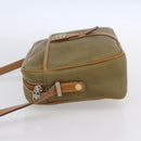 BALENCIAGA Shoulder Bag Leather Beige Silver Auth BA8029-4