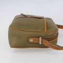 BALENCIAGA Shoulder Bag Leather Beige Silver Auth BA8029-5