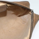 GUCCI GG Supreme Web Sherry Line Clutch Bag PVC Beige Gold 84 01 012 Auth BA803-17