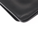 LOEWE Anagram Shoulder Bag Leather Black Silver Auth BA8031-16