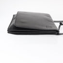 LOEWE Anagram Shoulder Bag Leather Black Silver Auth BA8031-4