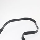 LOEWE Anagram Shoulder Bag Leather Black Silver Auth BA8031-9