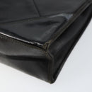 CHANEL Matelasse Shoulder Bag Lamb Skin Black Gold CC Auth BA8034-8