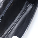 CHANEL Matelasse Shoulder Bag Lamb Skin Black Gold CC Auth BA8034-10