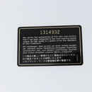 CHANEL Matelasse Shoulder Bag Lamb Skin Black Gold CC Auth BA8034-12