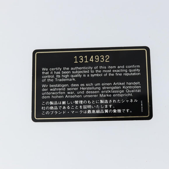 CHANEL Matelasse Shoulder Bag Lamb Skin Black Gold CC Auth BA8034