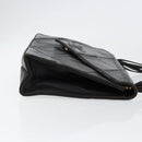 CHANEL Matelasse Shoulder Bag Lamb Skin Black Gold CC Auth BA8034-3