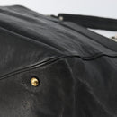 CHANEL Chain Tote Bag Caviar Skin Black Silver CC Auth BA8036-15