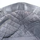 CHANEL Chain Tote Bag Caviar Skin Black Silver CC Auth BA8036-18