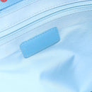 CHANEL New Travel Line Tote Bag Nylon Light Blue Silver CC Auth BA8038-14