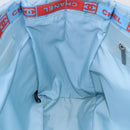 CHANEL New Travel Line Tote Bag Nylon Light Blue Silver CC Auth BA8038-18