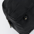 CHANEL New Travel Line Hand Bag Nylon Black CC Auth BA8039-16