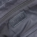 CHANEL New Travel Line Hand Bag Nylon Black CC Auth BA8039-18
