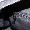 CHANEL New Travel Line Hand Bag Nylon Black CC Auth BA8039-21