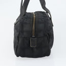 CHANEL New Travel Line Hand Bag Nylon Black CC Auth BA8039-4