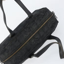 CHANEL New Travel Line Hand Bag Nylon Black CC Auth BA8039-6