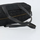 CHANEL New Travel Line Hand Bag Nylon Black CC Auth BA8039-7