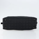 CHANEL New Travel Line Hand Bag Nylon Black CC Auth BA8039-5