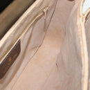 GUCCI GG Supreme Web Sherry Line Bag PVC Beige Gold 904 02 084 Auth BA804-19