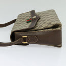 GUCCI GG Supreme Web Sherry Line Bag PVC Beige Gold 904 02 084 Auth BA804-3