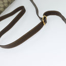 GUCCI GG Supreme Web Sherry Line Bag PVC Beige Gold 904 02 084 Auth BA804-7