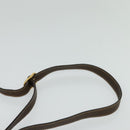 GUCCI GG Supreme Web Sherry Line Bag PVC Beige Gold 904 02 084 Auth BA804-8