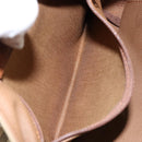 Burberrys Nova Check Hand Bag Canvas Beige Gold Auth BA8044-12