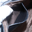 Chloe Lily Hand Bag Leather 2way Black Silver Auth BA8050-11