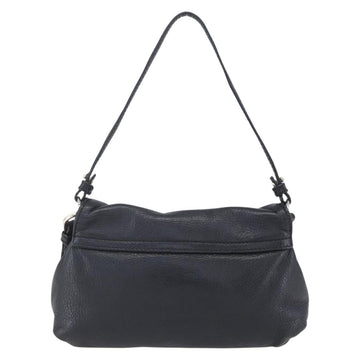 Chloe Lily Hand Bag Leather 2way Black Silver Auth BA8050 - 0