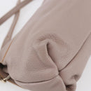 Chloe Lily Hand Bag Leather 2way Pink Gold Silver Auth BA8051-17