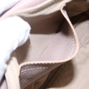 Chloe Lily Hand Bag Leather 2way Pink Gold Silver Auth BA8051-22