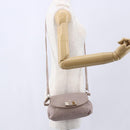 Chloe Lily Hand Bag Leather 2way Pink Gold Silver Auth BA8051-23