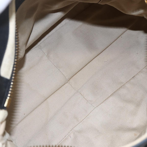 Chloe Etel Hand Bag Leather 2way Black Gold Auth BA8052