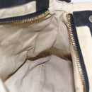 Chloe Etel Hand Bag Leather 2way Black Gold Auth BA8052-21