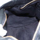 Chloe Etel Hand Bag Leather 2way Black Gold Auth BA8053-21