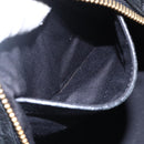 Chloe Etel Hand Bag Leather 2way Black Gold Auth BA8053-22